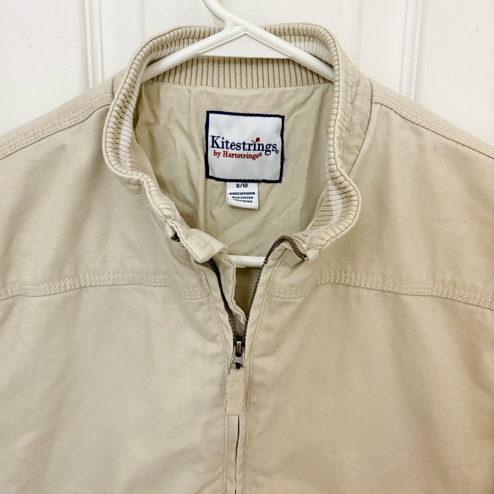 Kitestrings by Hart-strings Classic Khaki Boys Bomber Jacket - Picture 5 of 5